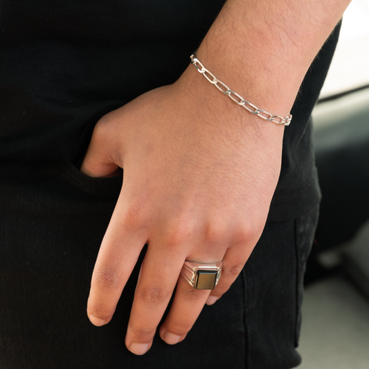 Pulsera Limada 1 Plata 925