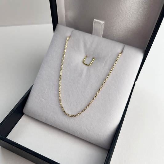 Cadena Limada Oro 18K