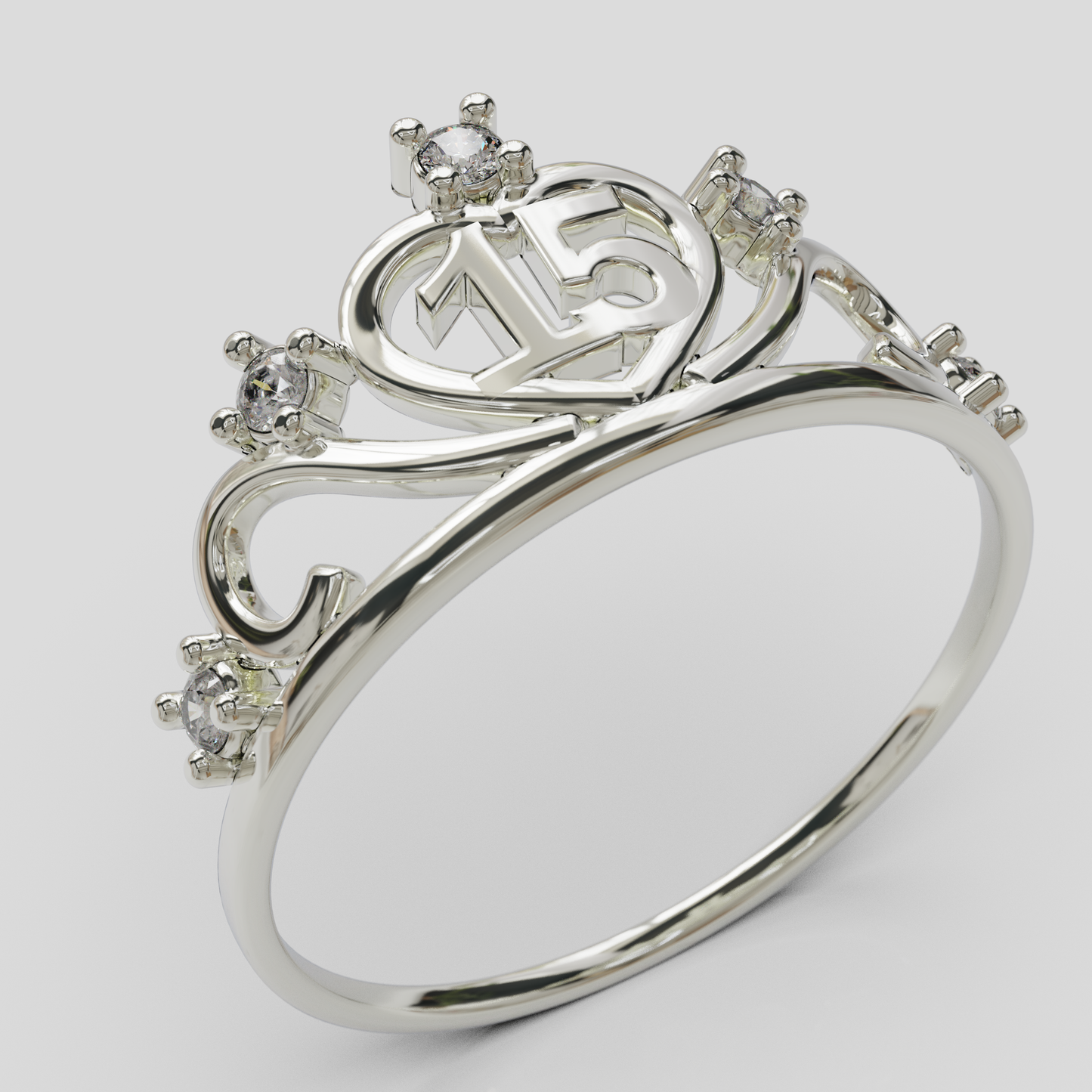 Anillo Tiara 15 años
