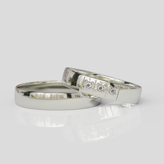 Argollas de Matrimonio Plata 950 Eternia