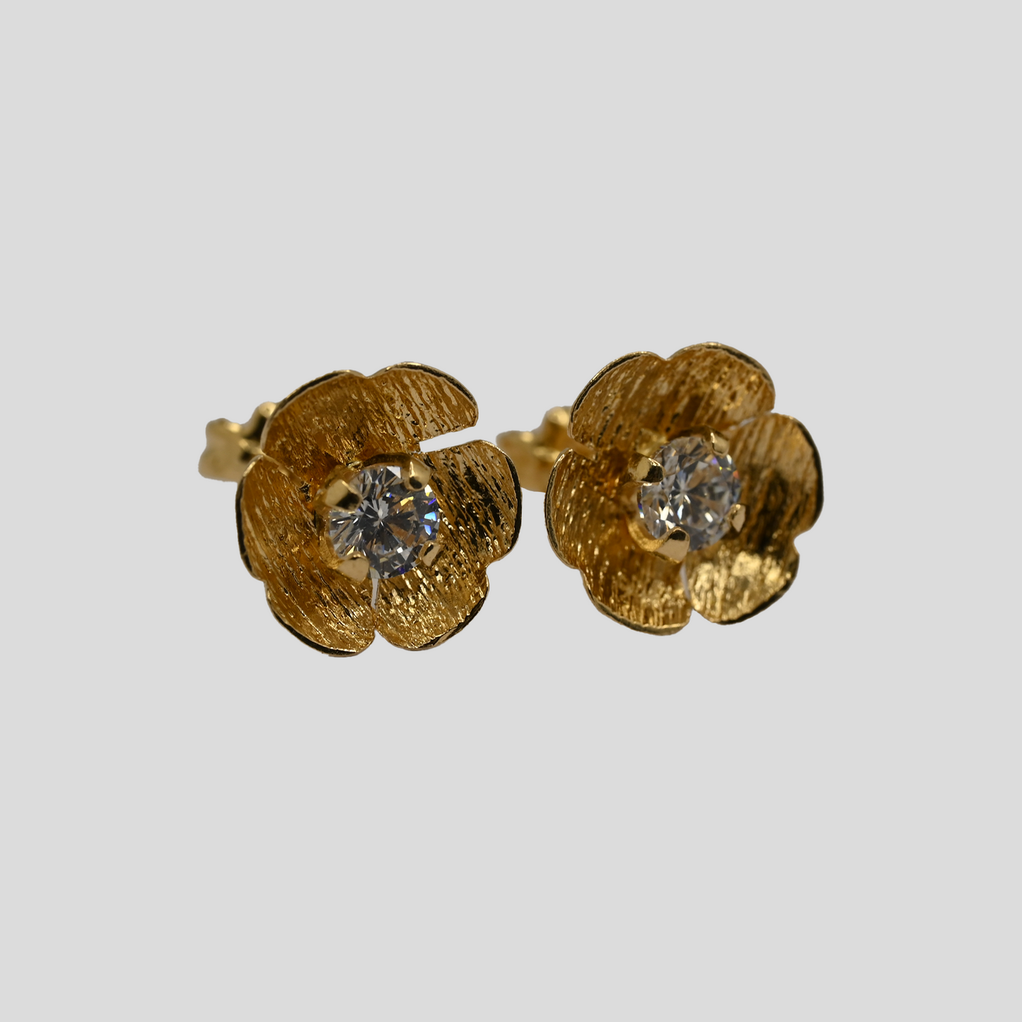 Aro Flor Latana Oro Rosado 18K