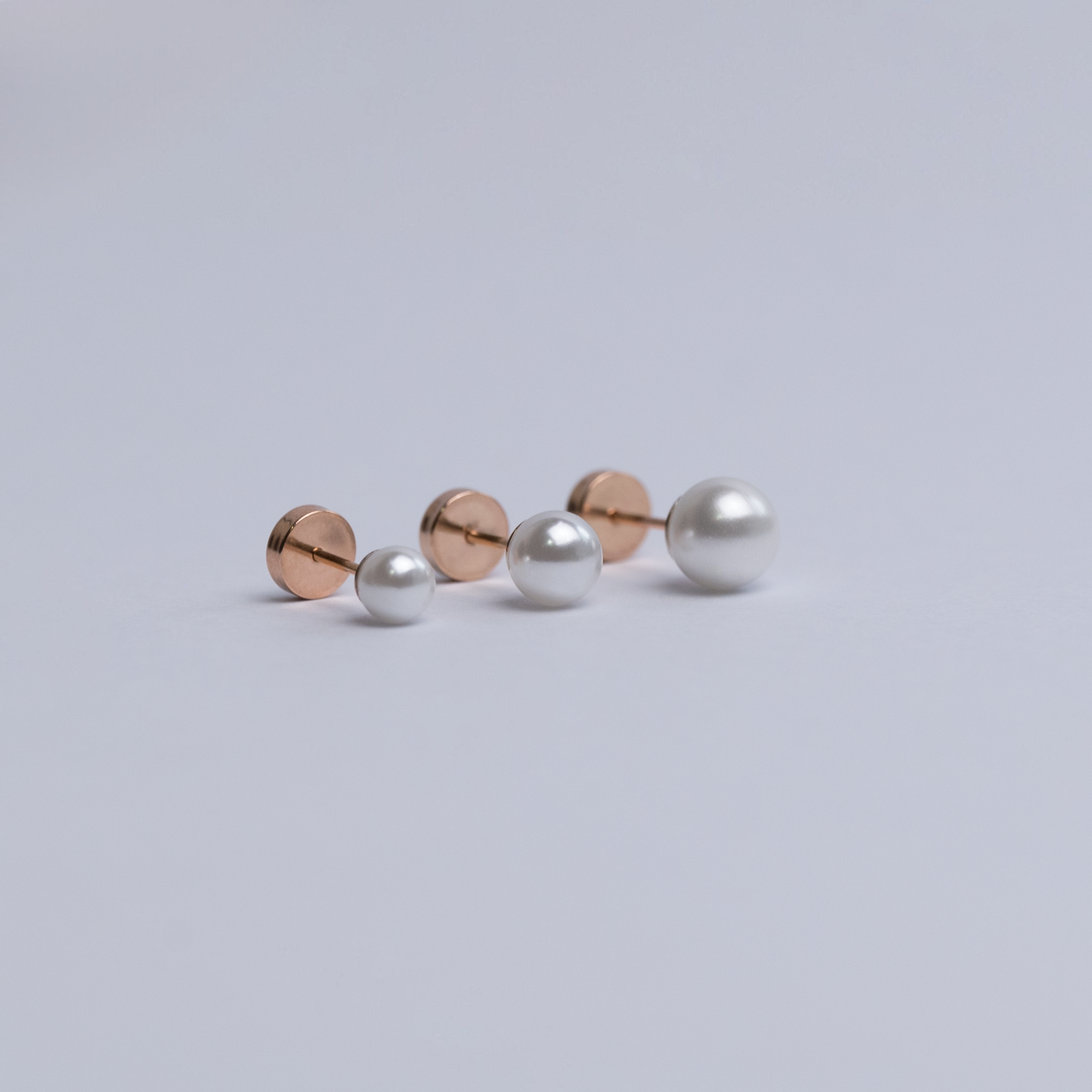 Aros abridores Perla Oro 14k
