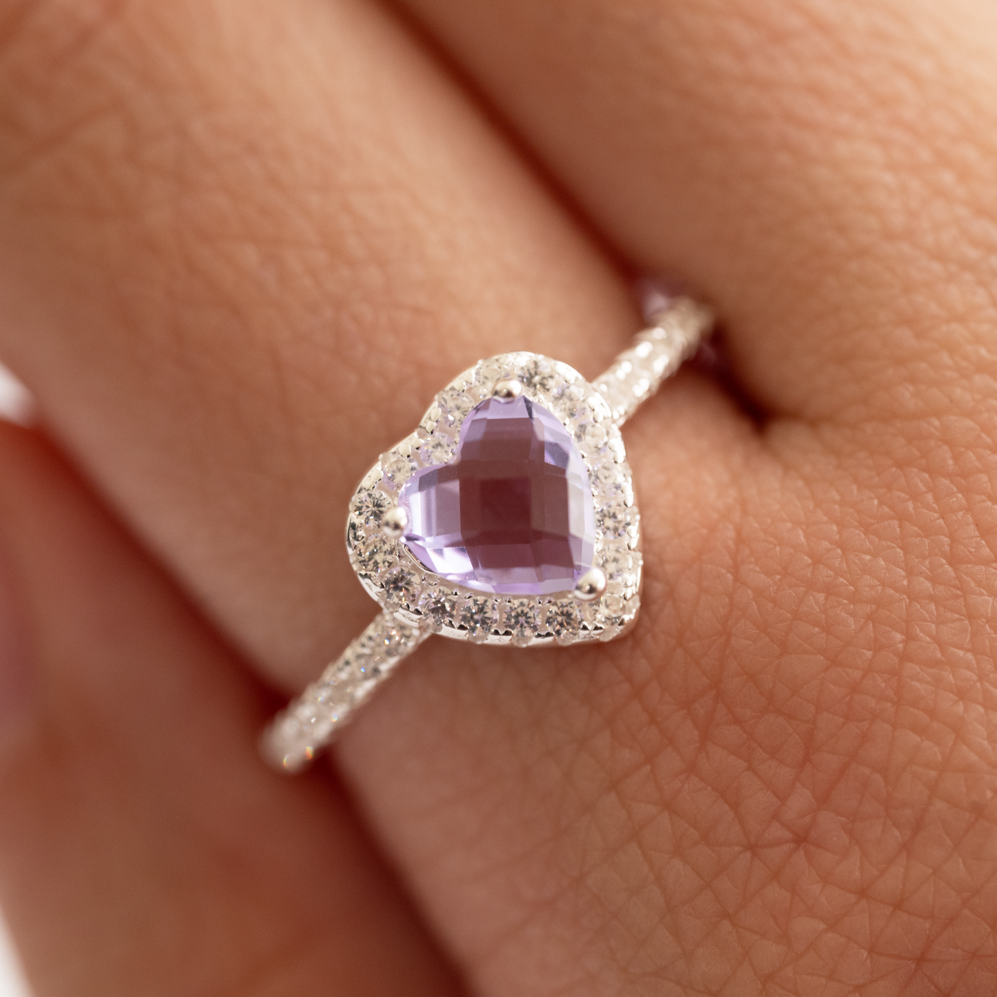 Anillo Plata 925 Corazón Imperial