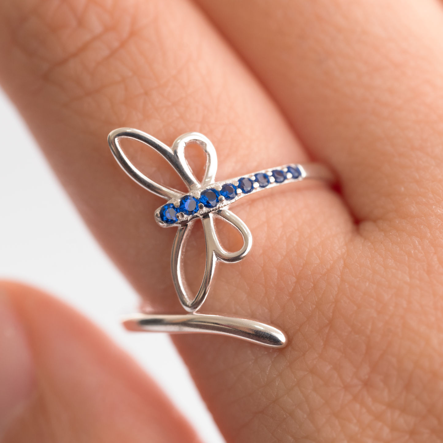 Anillo plata 925 Libélula