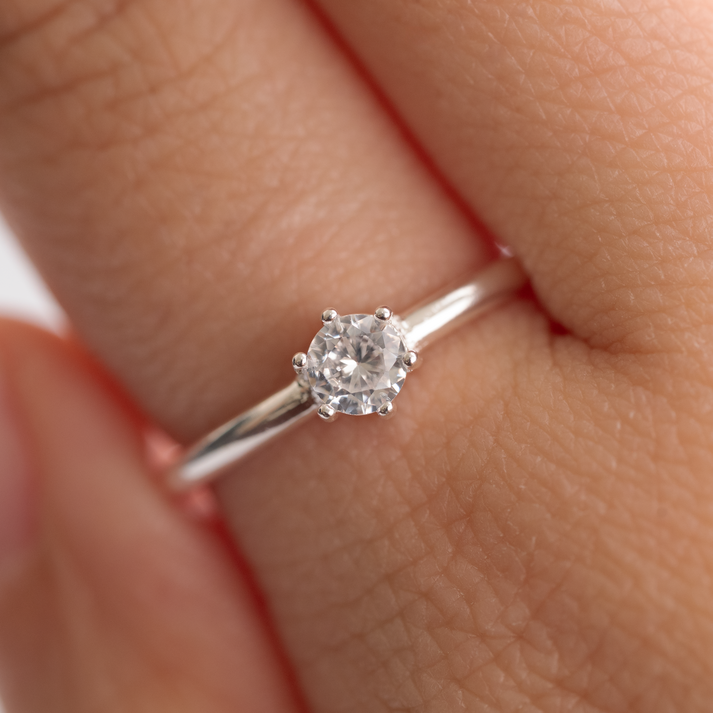 Anillo plata 925 Punto de Luz