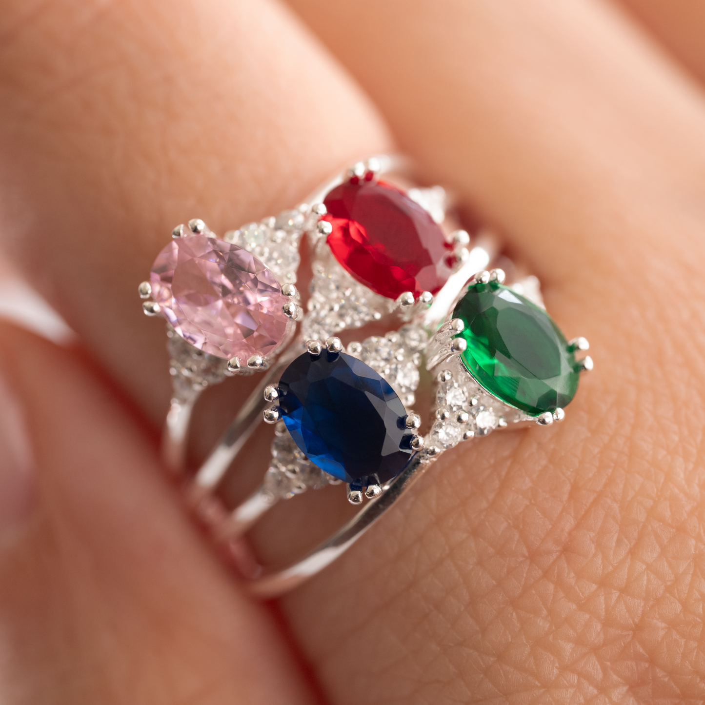 Anillo plata 925 Oval Clásico