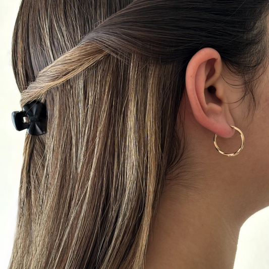 Aros Entorchados Oro 18K