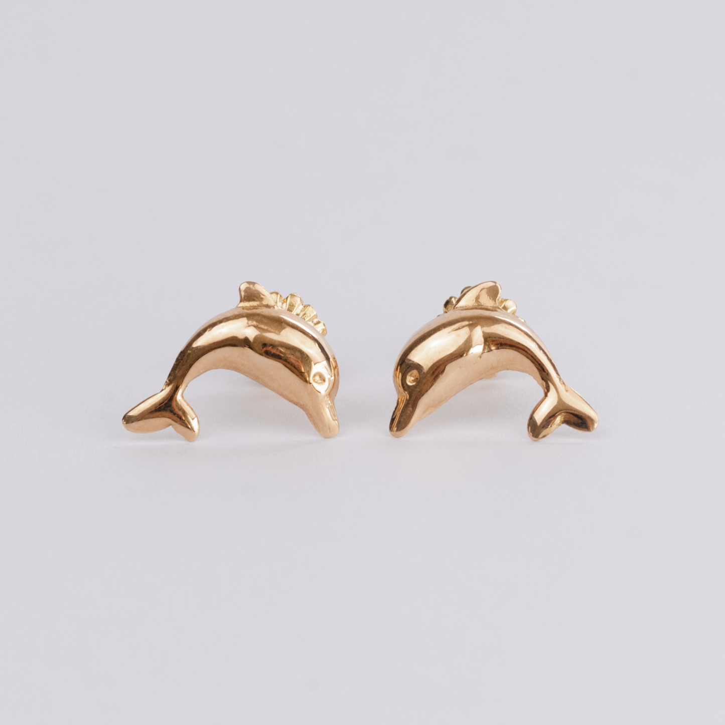 Aros Delfín 3 Oro Rosado 18K