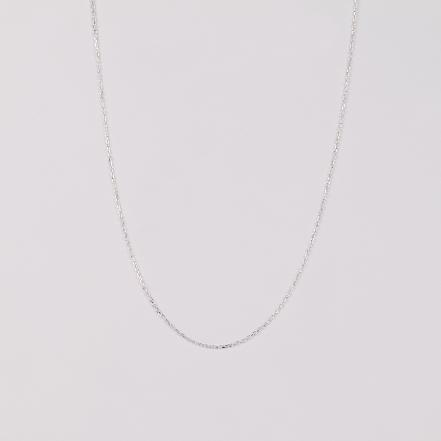 Cadena Limada Juvenil Plata Italiana 925