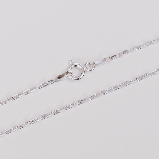 Cadena Gucci Juvenil Plata Italiana 925