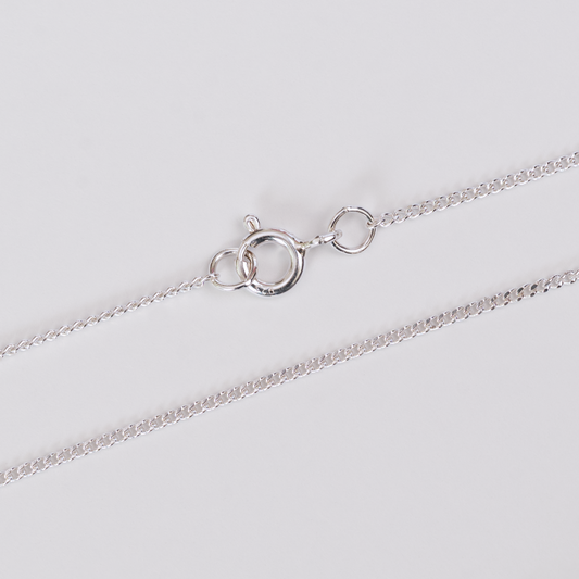 Cadena Grumet Juvenil Plata Italiana 925