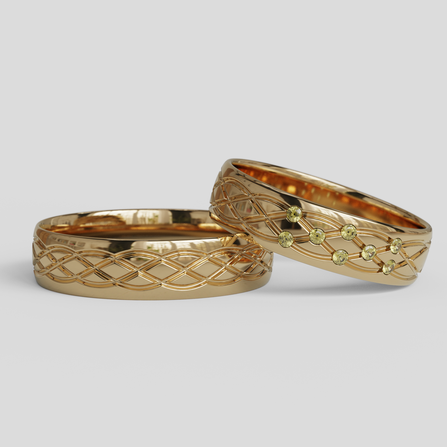 Argollas Matrimonio Ginebra Oro 18k