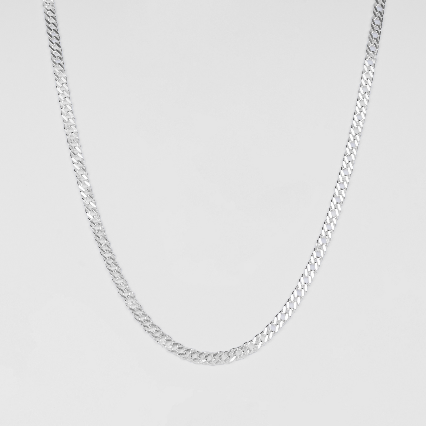 Cadena Doble Grumet Plata 925