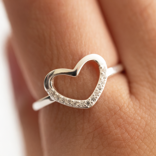Anillo plata 925 Contorno de Amor