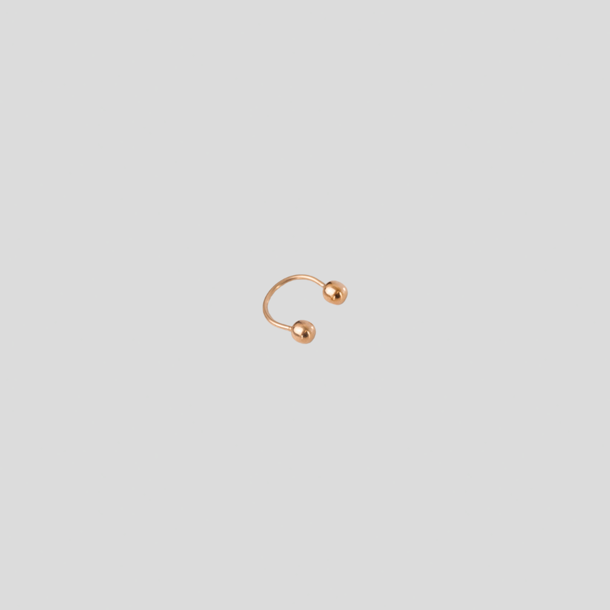 Piercing Septum Oro Rosado 18K