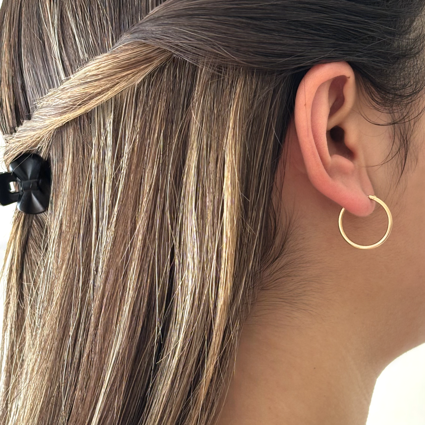 Aros Tubo Oro 18K