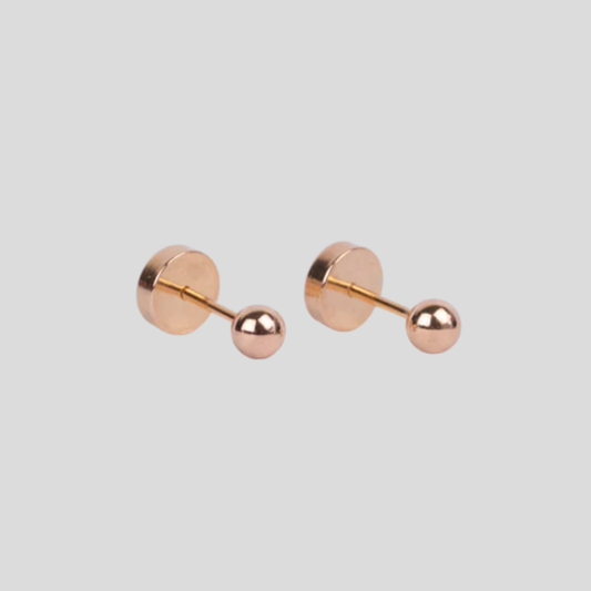 Aros Abridores Bolita Oro 14K