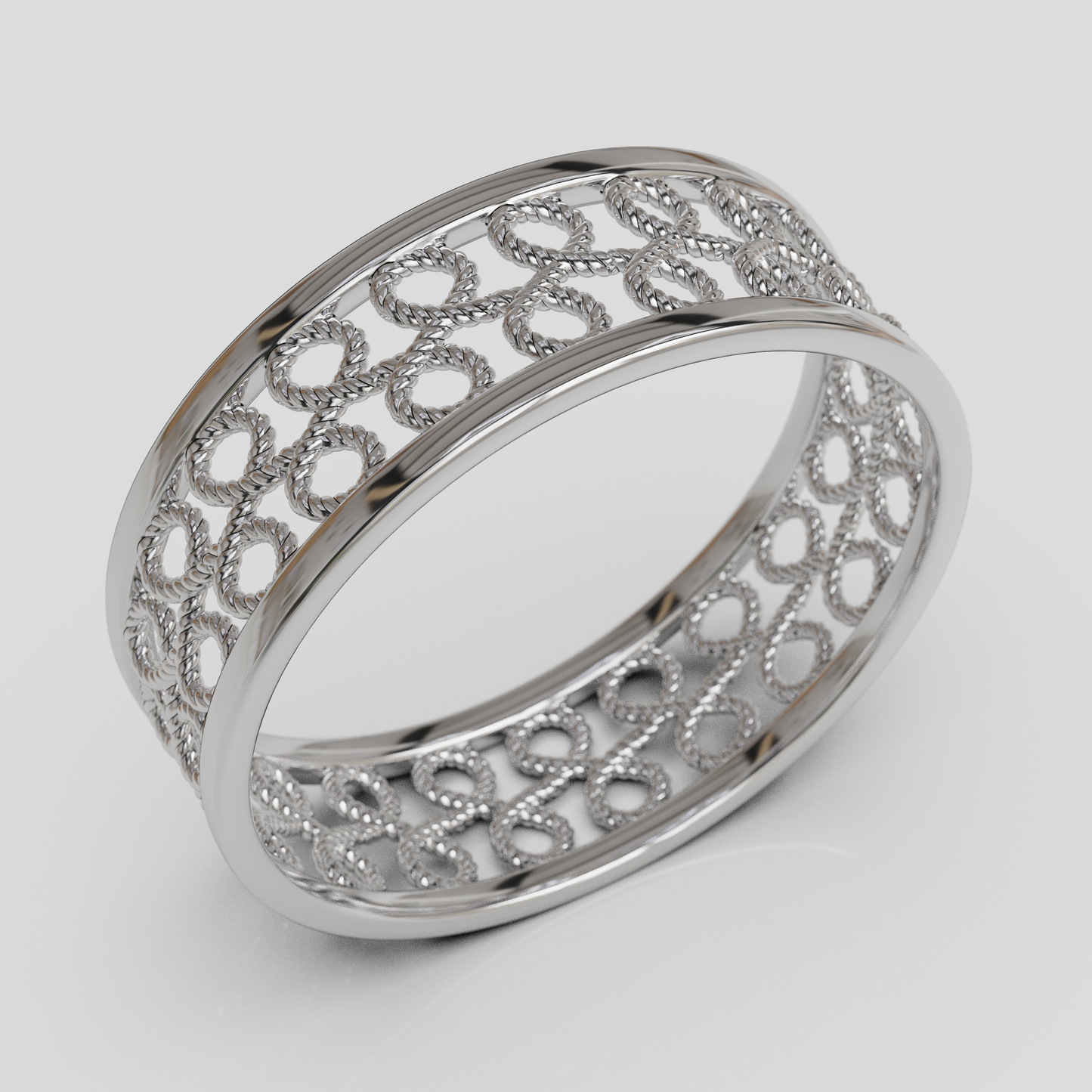 Anillo Filigrana Trenzado