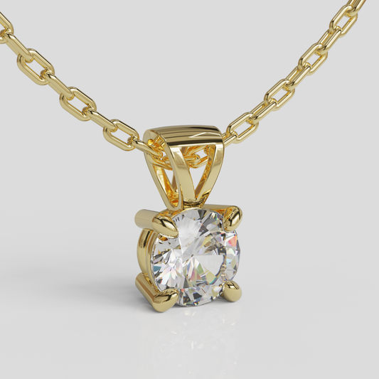 Conjunto Punto de Luz 4 Grifas y Cadena Limada 18K