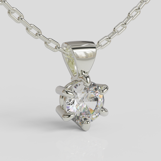 Conjunto Punto de Luz 6 Grifas y Cadena Limada Plata