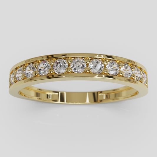 Anillo de Compromiso Cintillo Canal