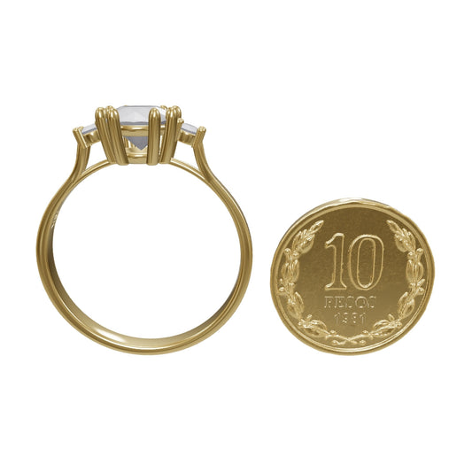 Anillo de Compromiso Ivis Plata 950
