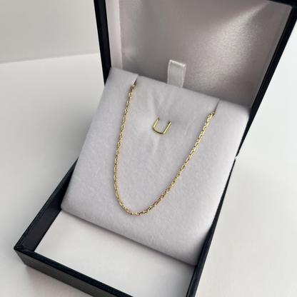 Cadena Limada Oro 18K