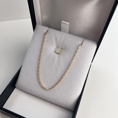 Cadena Limada Oro 18K
