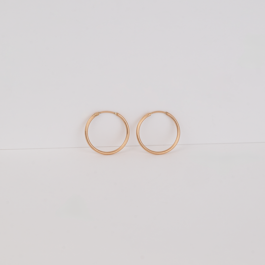 Aros Tubo Oro 18K