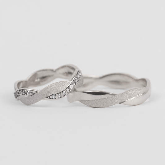 Argollas de Matrimonio Génova Plata 950