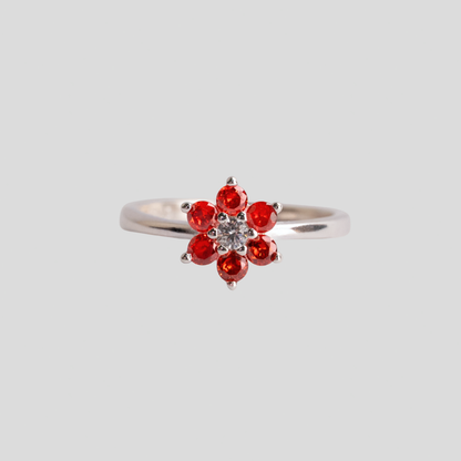 Anillo plata 925 Flora