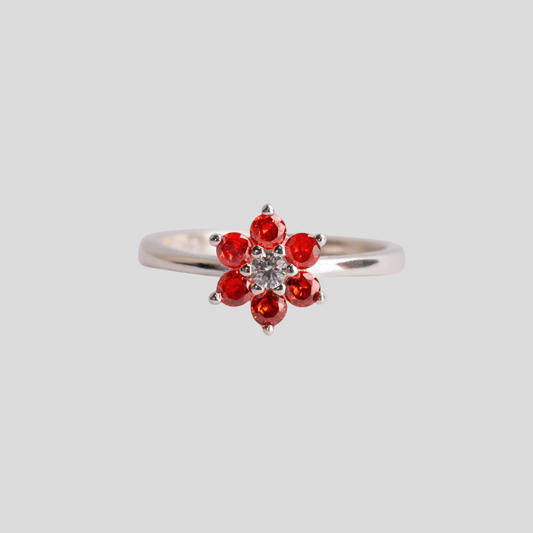 Anillo plata 925 Flora