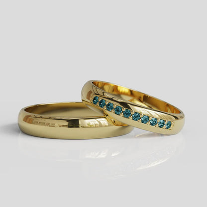 Argollas de Matrimonio Aruba Oro 18k 4mm