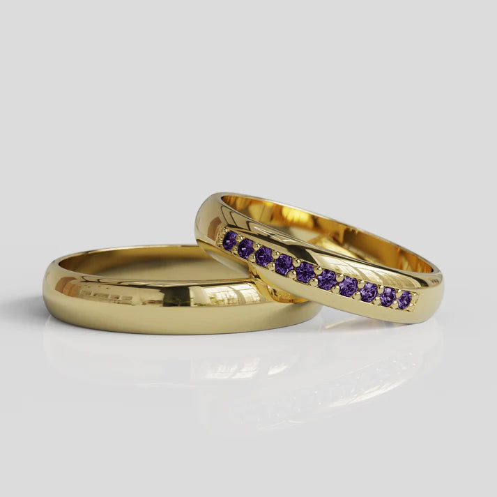 Argollas de Matrimonio Aruba Oro 18k 4mm