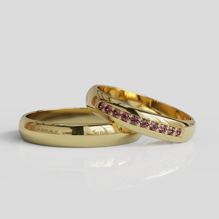 Argollas de Matrimonio Aruba Oro 18k 4mm
