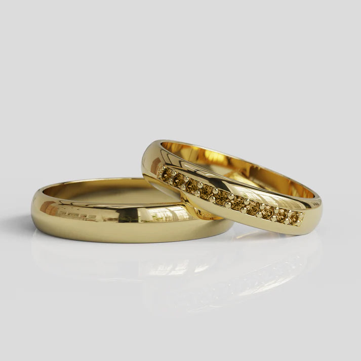 Argollas de Matrimonio Aruba Oro 18k 4mm