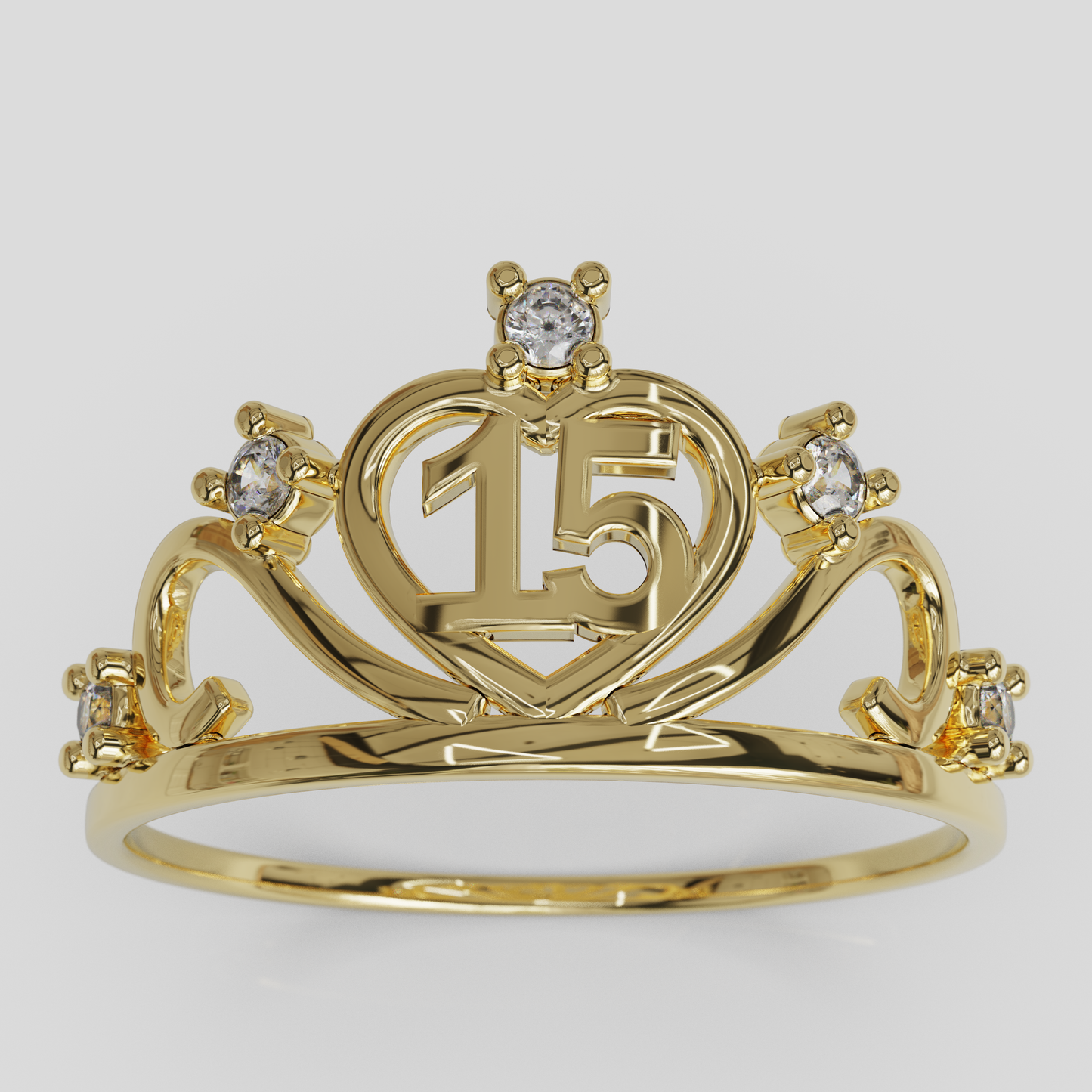 Anillo Tiara 15 años