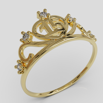 Anillo Tiara 15 años