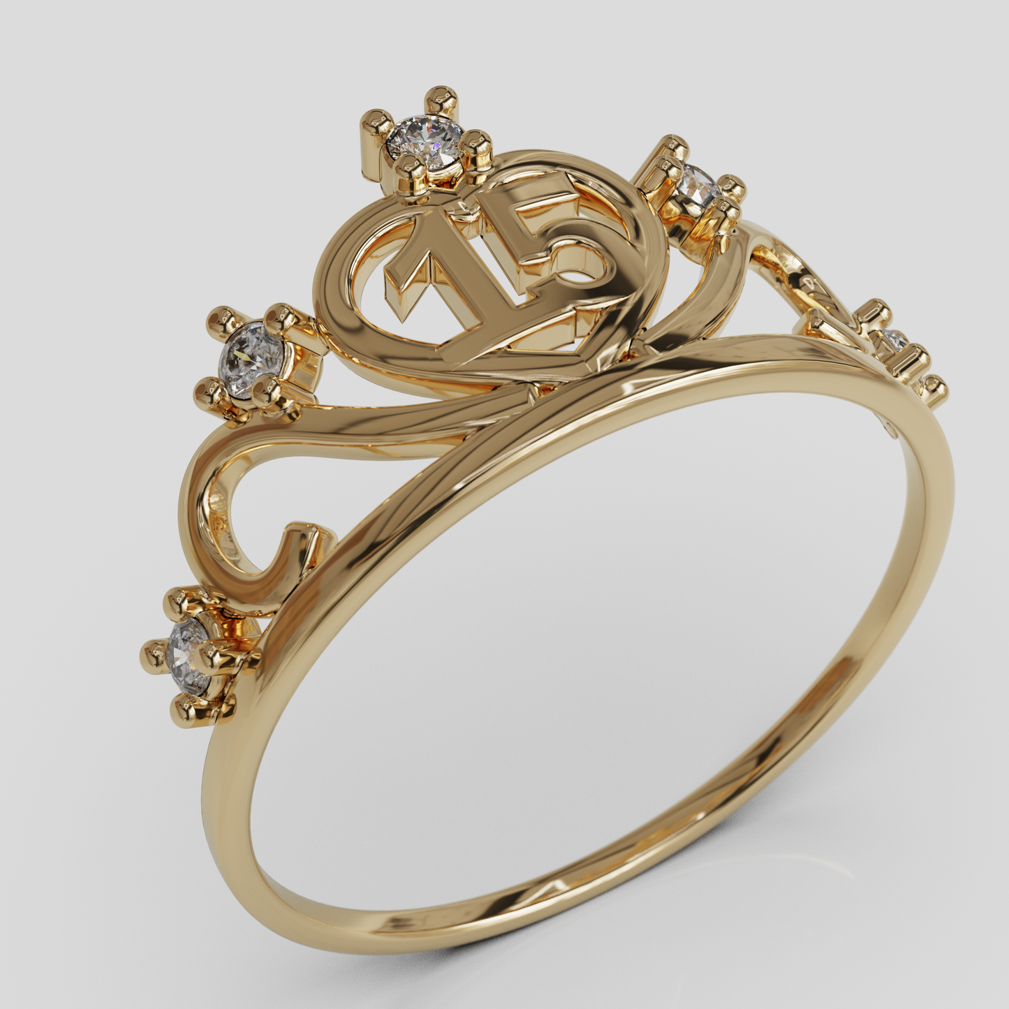 Anillo Tiara 15 años