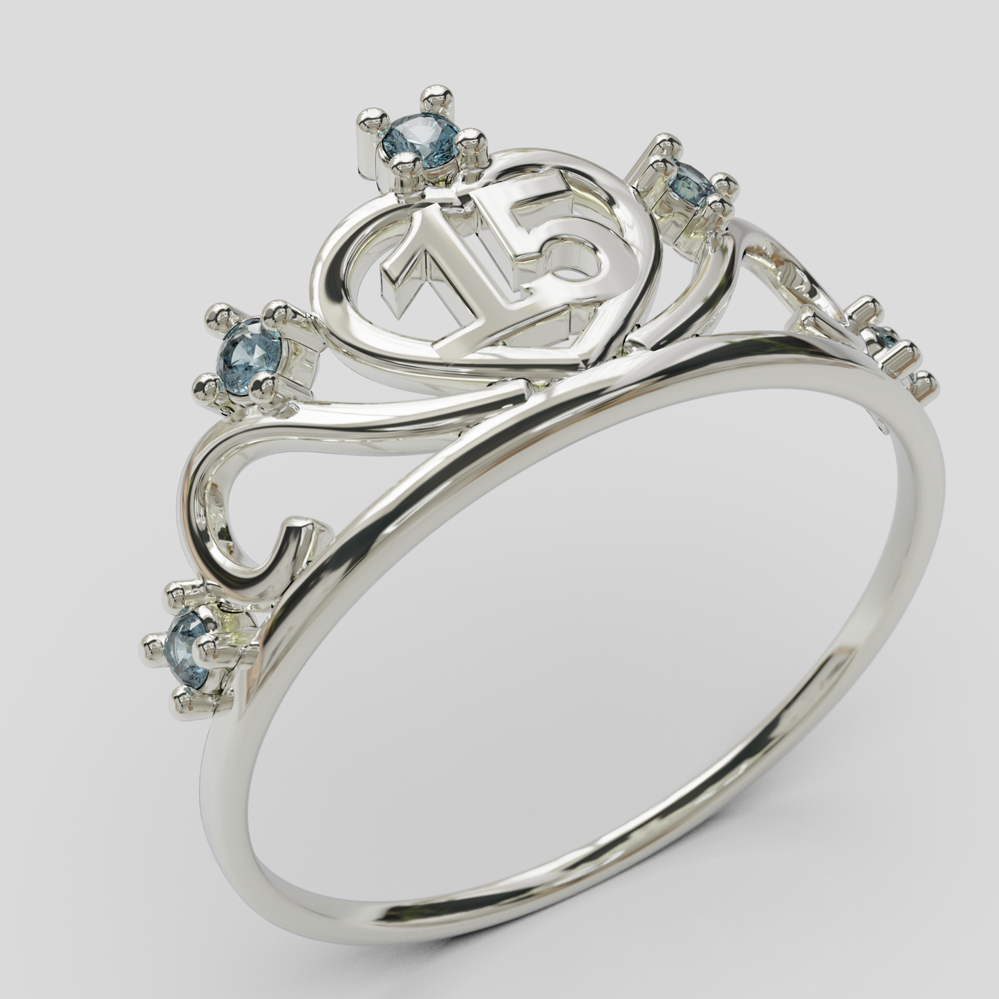 Anillo Tiara 15 años