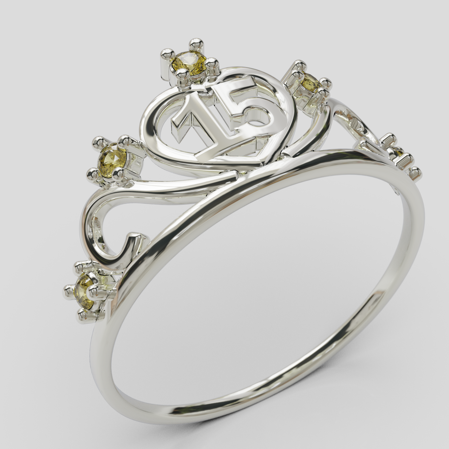 Anillo Tiara 15 años