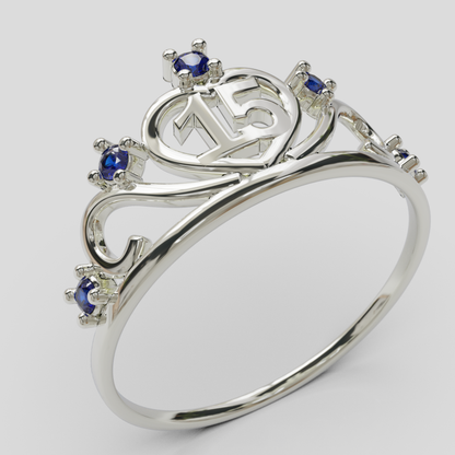 Anillo Tiara 15 años