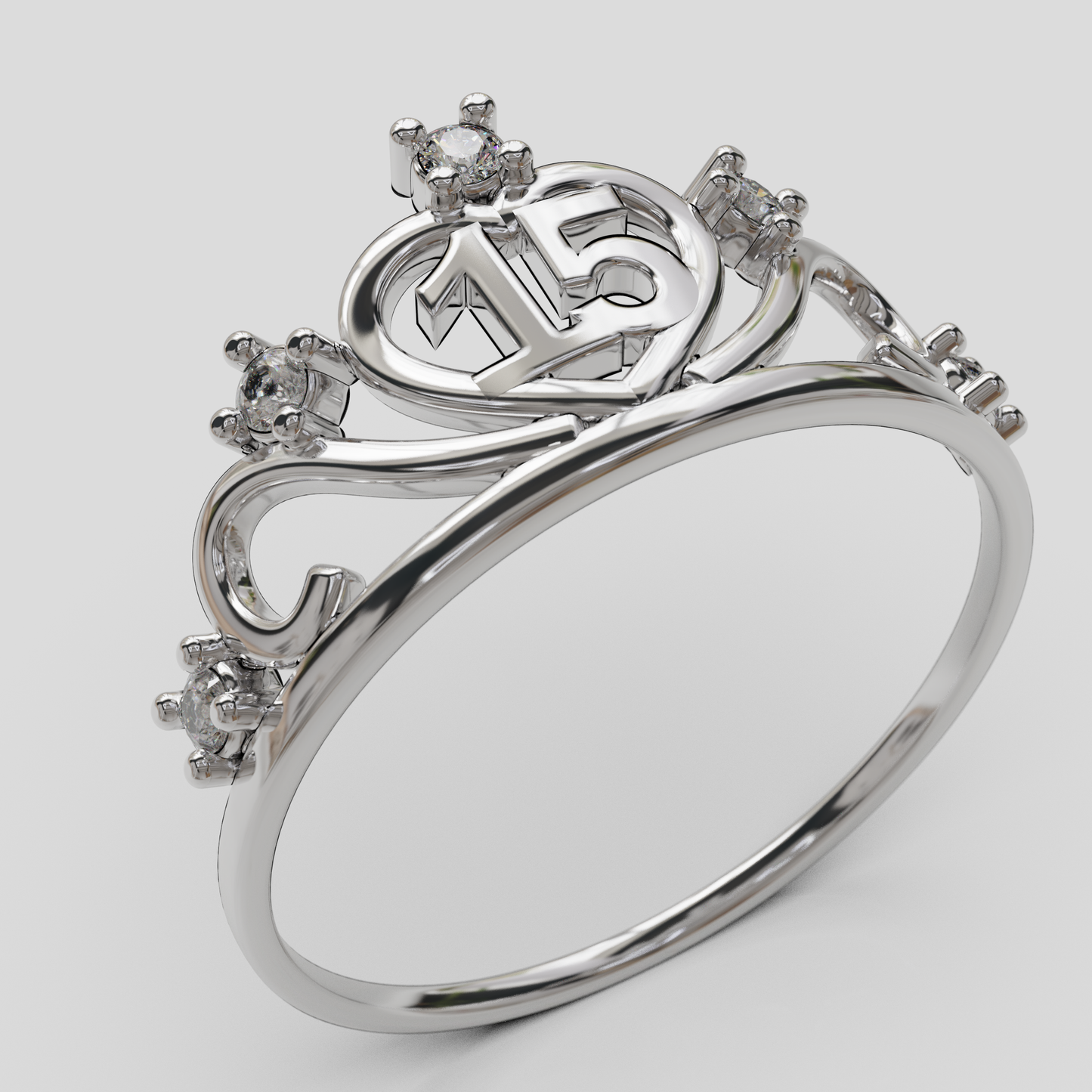 Anillo Tiara 15 años