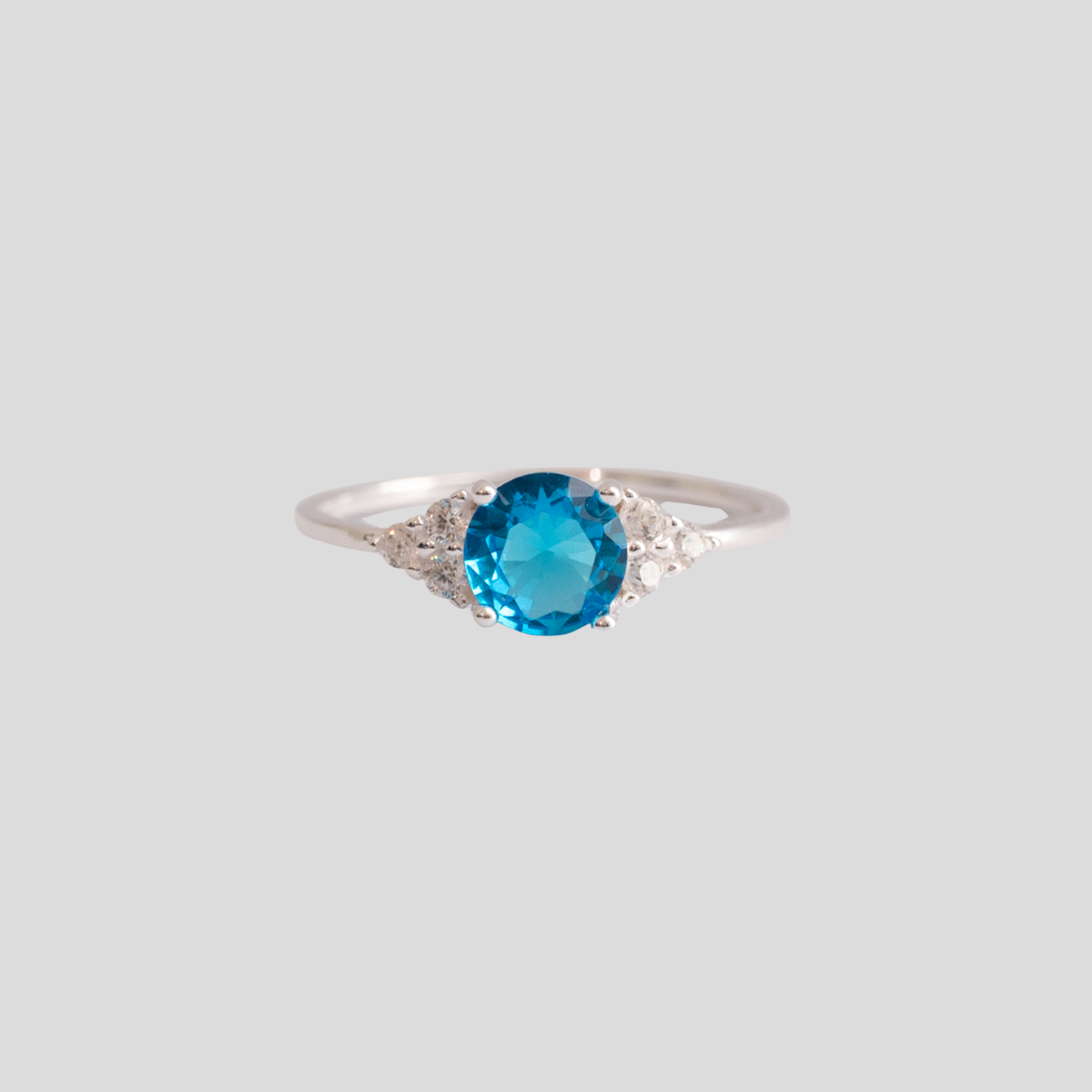 Anillo Plata 925 Brillo Circular