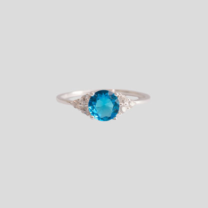 Anillo Plata 925 Brillo Circular