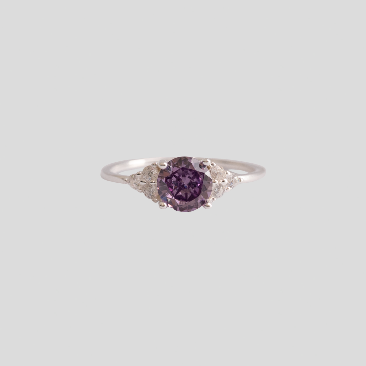 Anillo Plata 925 Brillo Circular
