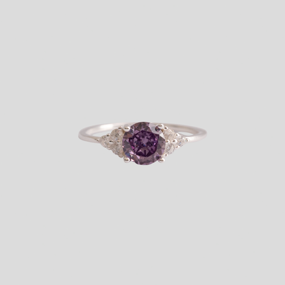 Anillo Plata 925 Brillo Circular