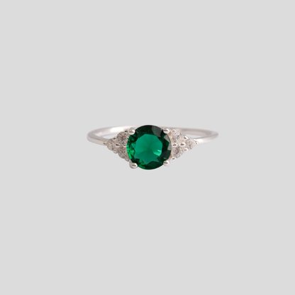 Anillo Plata 925 Brillo Circular