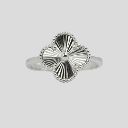 Anillo Trébol Plata 925