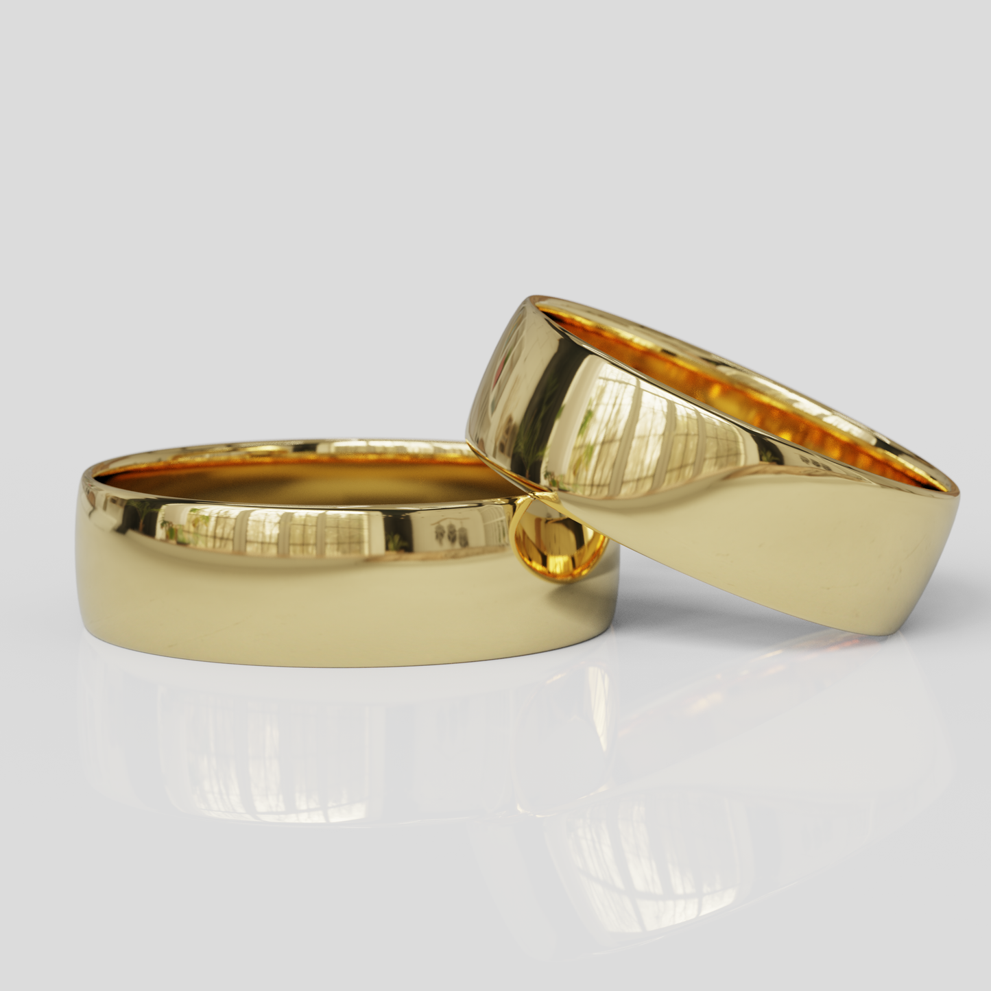 Argollas Media Caña 6mm